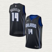 Maglia D.j. Augustin NO 14 Orlando Magic Statement Nero