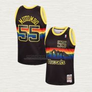 Maglia Dikembe Mutombo NO 55 Denver Nuggets Throwback Nero