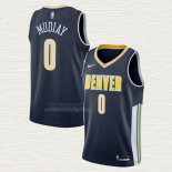 Maglia Emmanuel Mudiay NO 0 Denver Nuggets Icon Blu