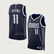 Maglia Kyrie Irving NO 11 Dallas Mavericks Statement 2022-23 Blu