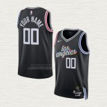 Maglia Los Angeles Clippers Personalizzate Citta 2022-23 Nero