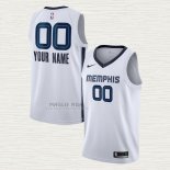 Maglia Memphis Grizzlies Personalizzate Association 2020-21 Bianco