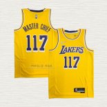 Maglia NO 117 Los Angeles Lakers x X-BOX Master Chief Giallo