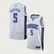 Maglia Paolo Banchero NO 5 Orlando Magic Association 2022-23 Bianco