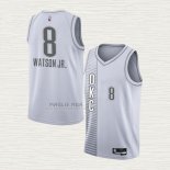 Maglia Paul Watson JR. NO 8 Oklahoma City Thunder Citta 2021-22 Bianco