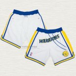 Pantaloncini Golden State Warriors Bianco