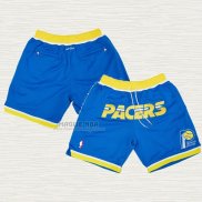 Pantaloncini Indiana Pacers Just Don 2019 Blu