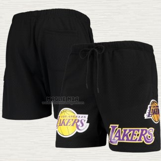 Pantaloncini Los Angeles Lakers Pro Standard Mesh Capsule Nero