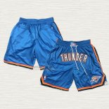 Pantaloncini Oklahoma City Thunder Just Don Blu