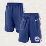 Pantaloncini Philadelphia 76ers 2017-18 Blu