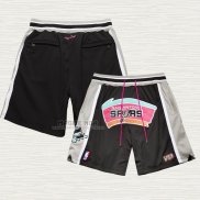 Pantaloncini San Antonio Spurs Just Don 1998-99 Nero